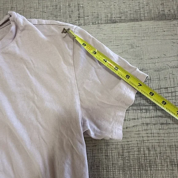 H&M Basics Light Grey Men’s Short Sleeve T-Shirt Size Medium - Picture 7 of 10